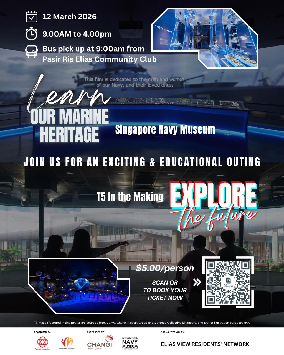 Changi T5 & Singapore Navy Museum Tour | March 2026