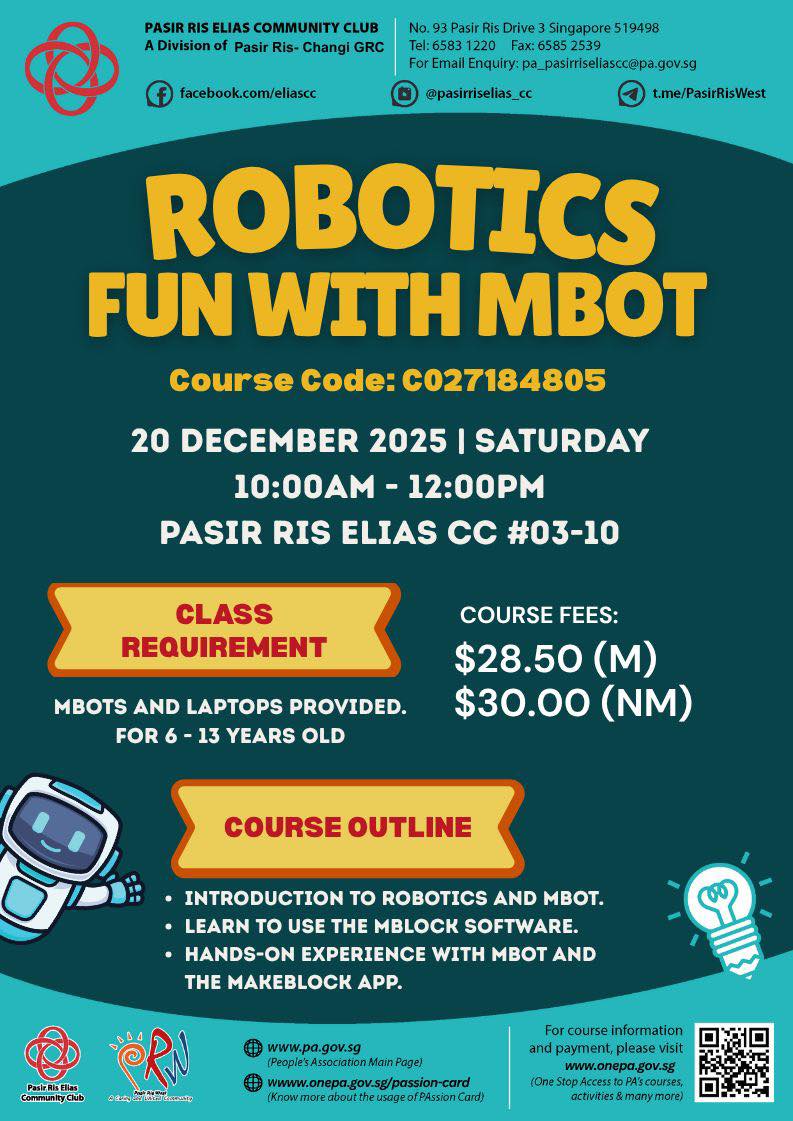 A young participant actively engaging with an mBot robot during a hands-on coding workshop.
