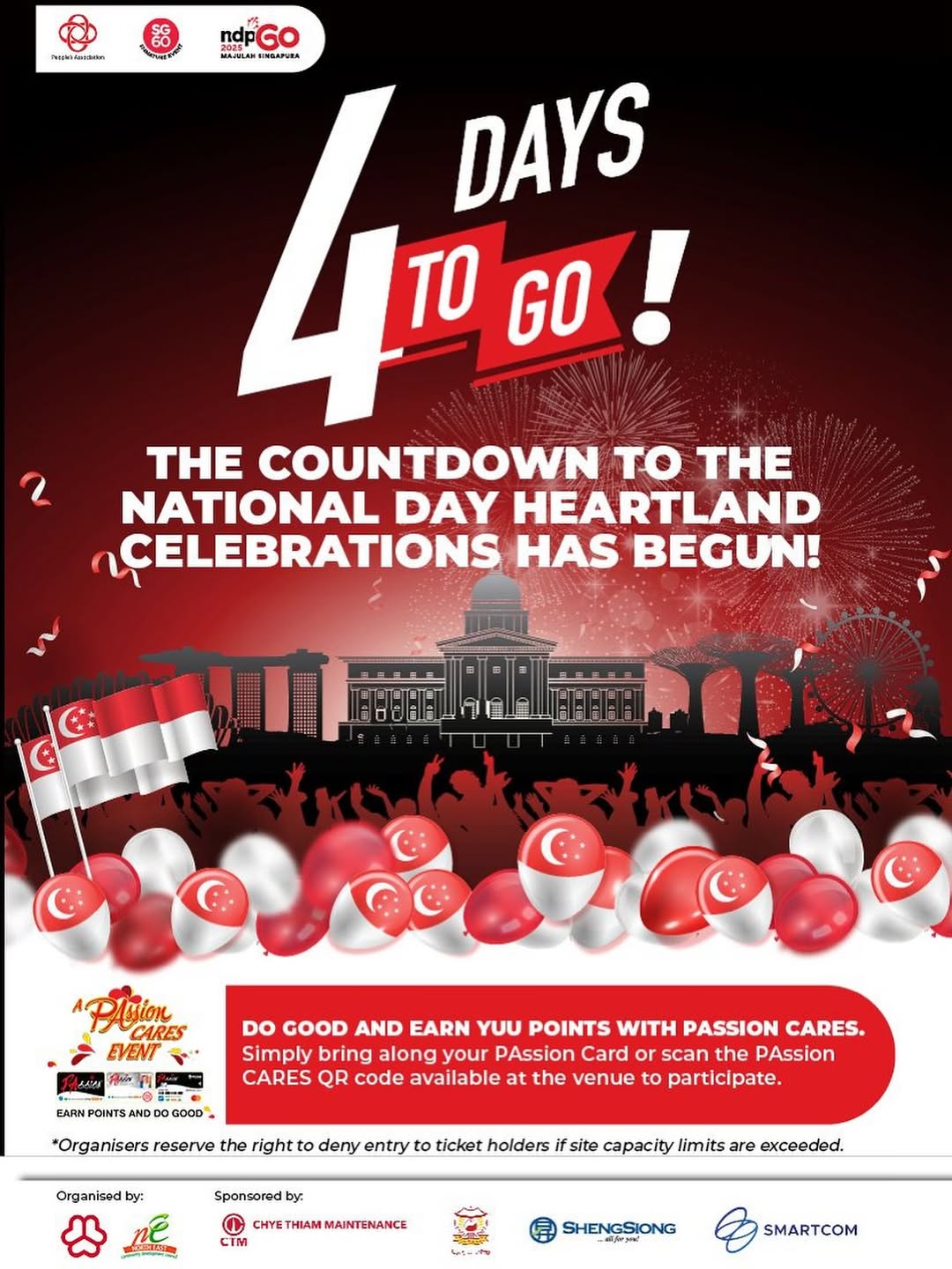 Anticipation builds for the National Day Heartland Celebrations, marking a key community event.
