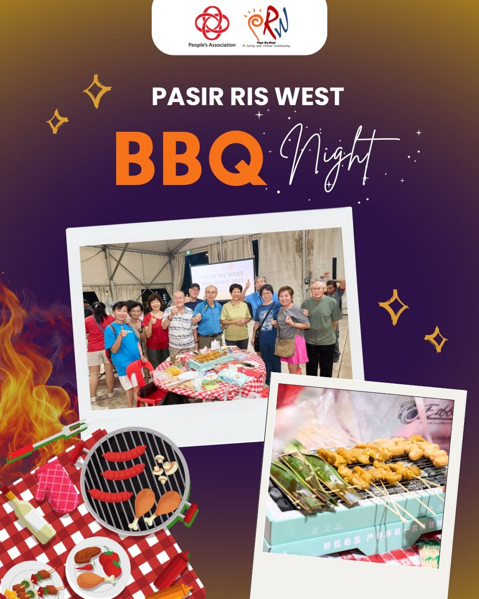 Community members enjoying a BBQ event