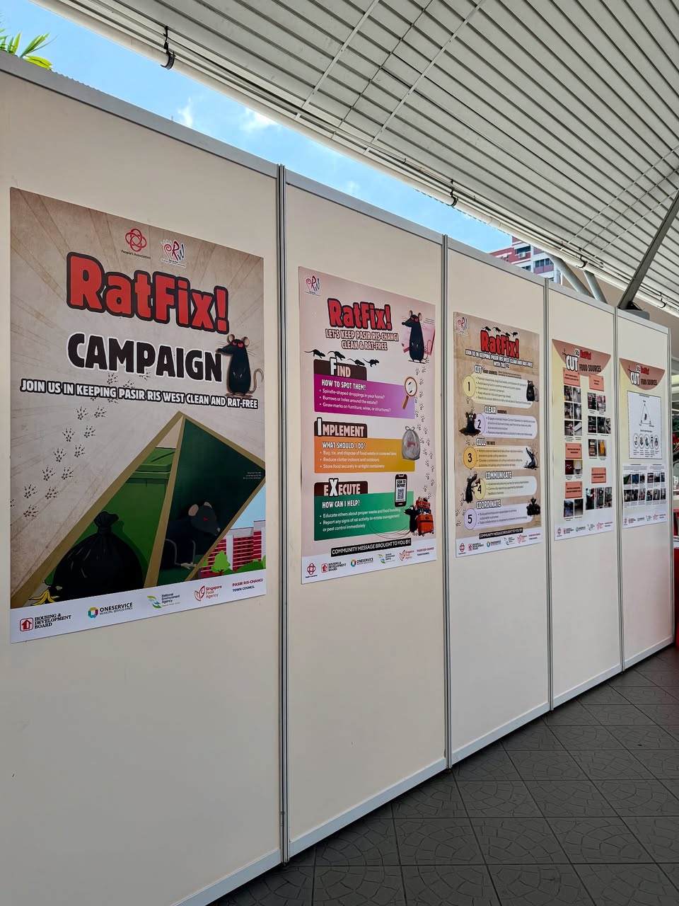 Community members gathered at the RatFix! Campaign launch at Elias Mall