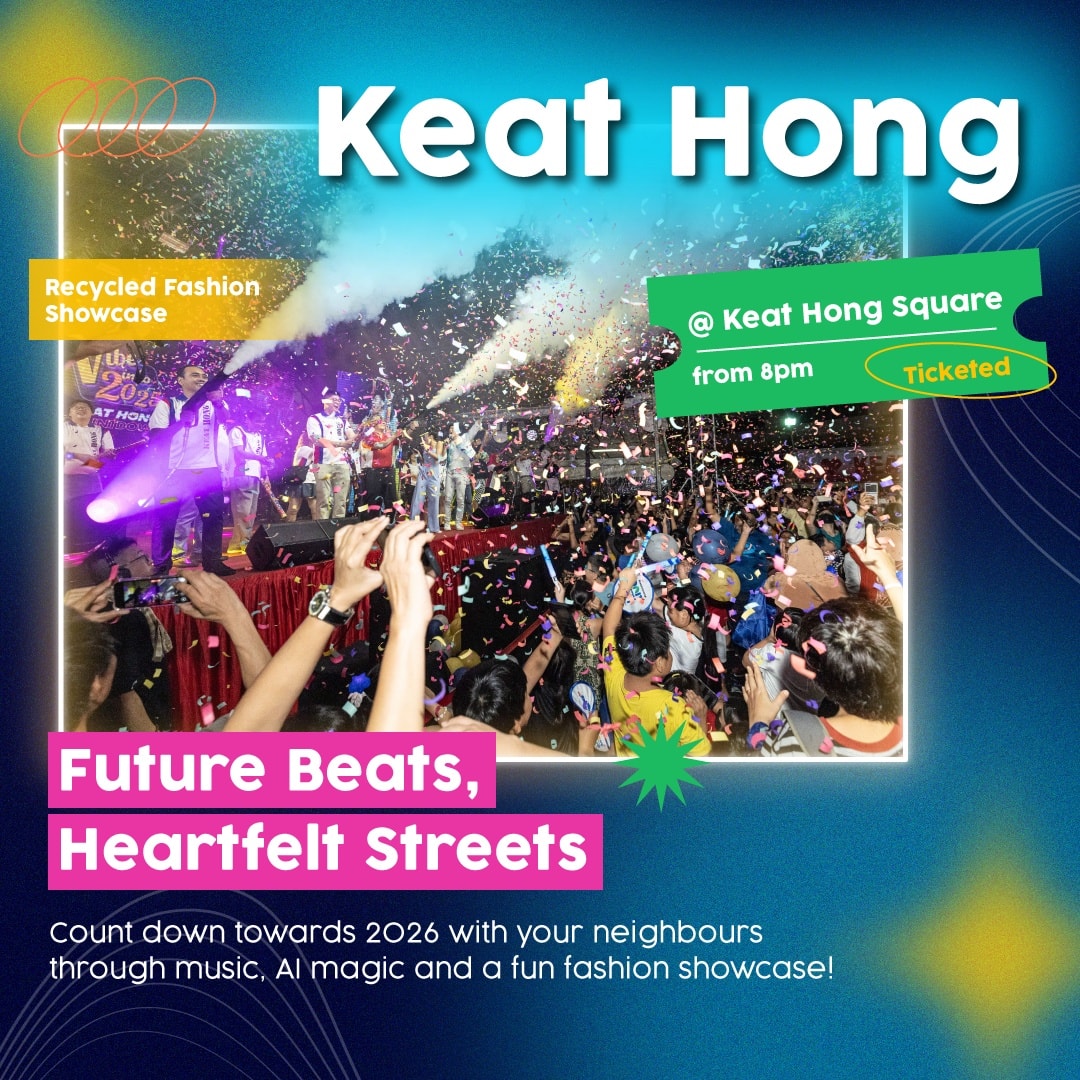 Families celebrating New Year's Eve in a community setting