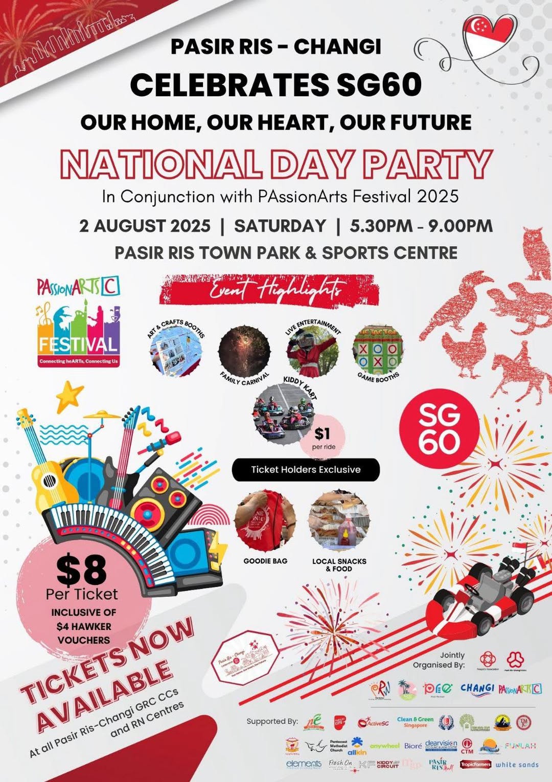 Lively community celebration at Pasir Ris Town Park