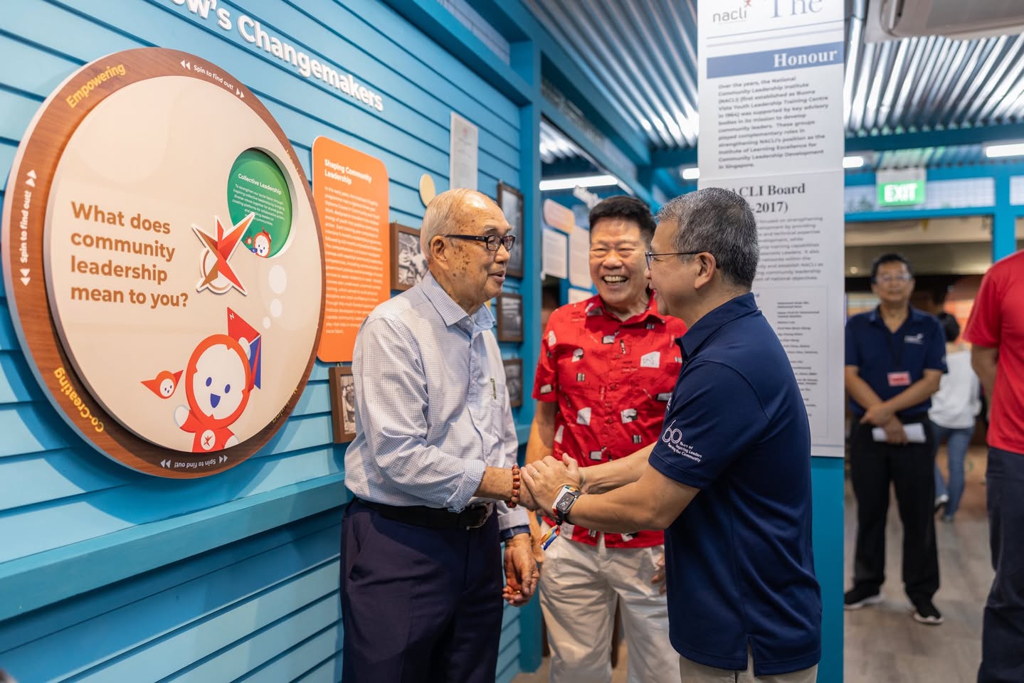 Archival photos depicting Singapore's community building journey