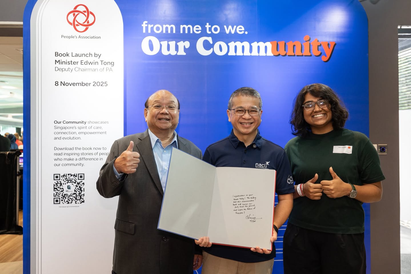 Display featuring grassroots leaders and their contributions