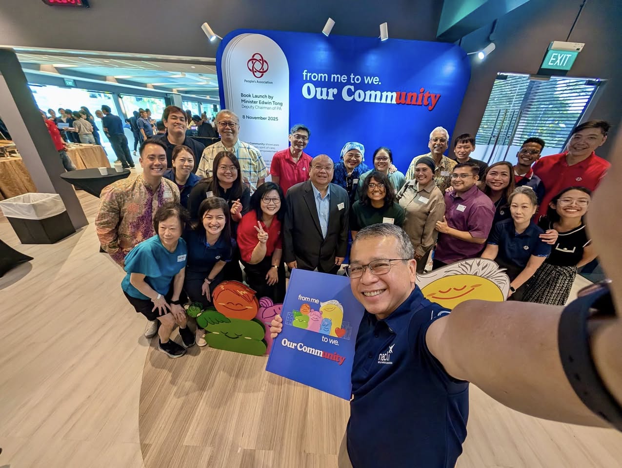 Exhibits at Our Community Gallery showcasing community spirit